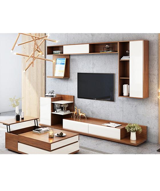 Kệ tivi 12 (kệ dưới sàn) - Gỗ MDF, Kích thước (DxRxC) 2800 x 400 x 800 mm Kệ tivi 12 (kệ dưới sàn) - Gỗ MDF, Kích thước (DxRxC) 2800 x 400 x 800 mm